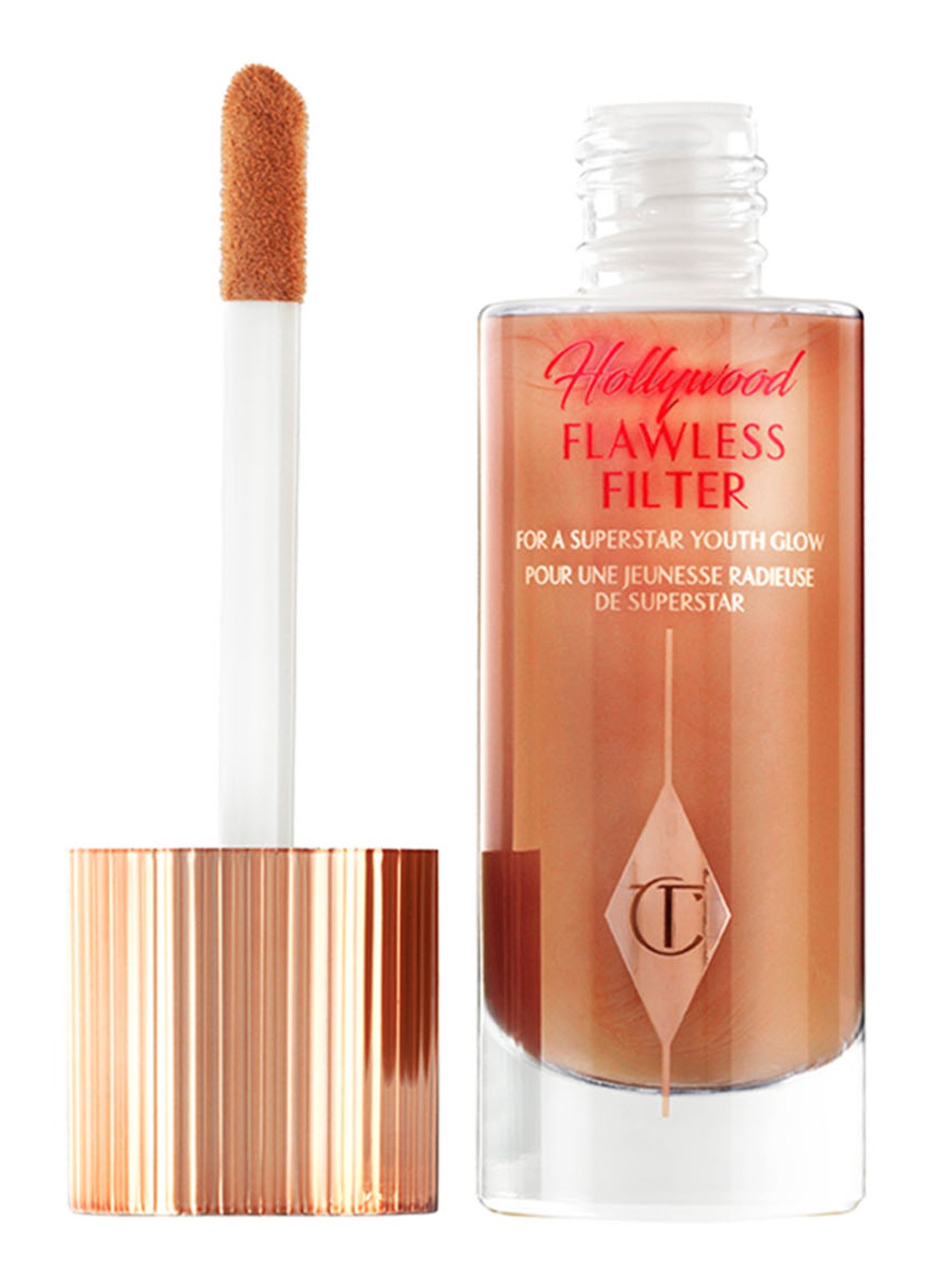 Charlotte Tilbury Hollywood Flawless Filter - primer, highlighter & corrector - voorkant 7 deep