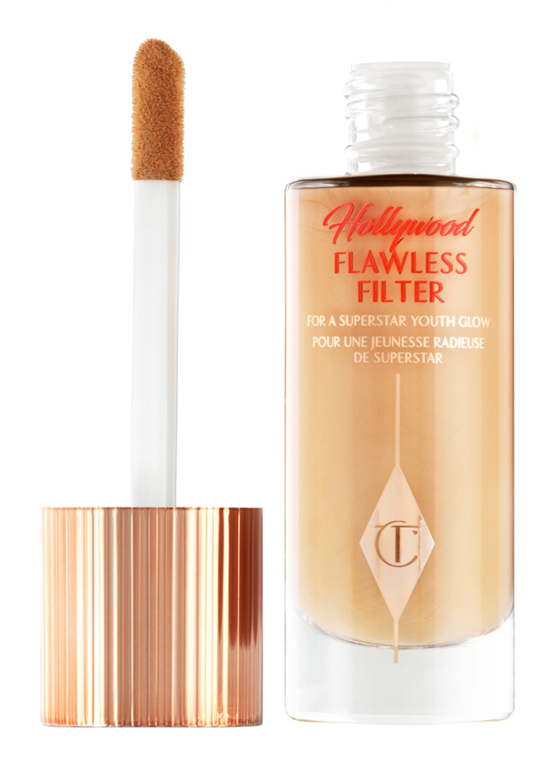 Charlotte Tilbury Hollywood Flawless Filter - primer, highlighter & corrector  - voorkant 2.5 fair