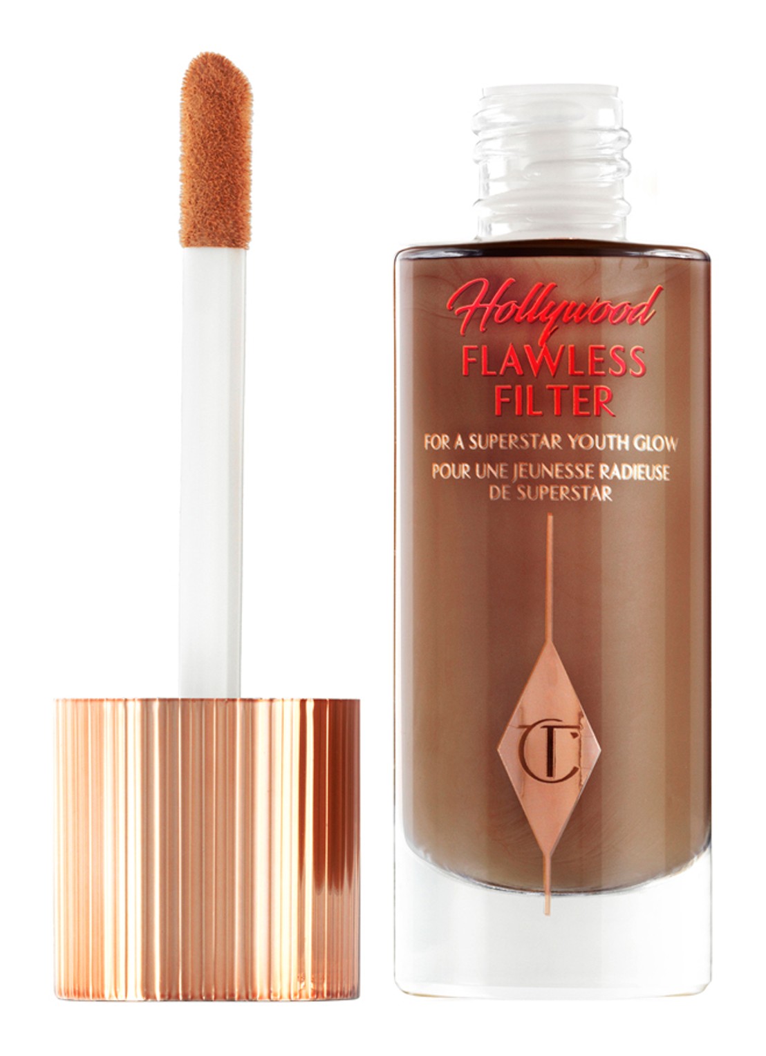 Charlotte Tilbury Hollywood Flawless Filter - primer, highlighter & corrector - voorkant 6 8 deep