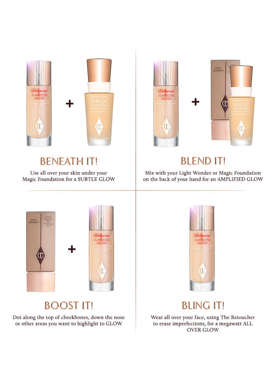 Charlotte Tilbury Hollywood Flawless Filter - primer, highlighter & corrector - detail 3 1 fair