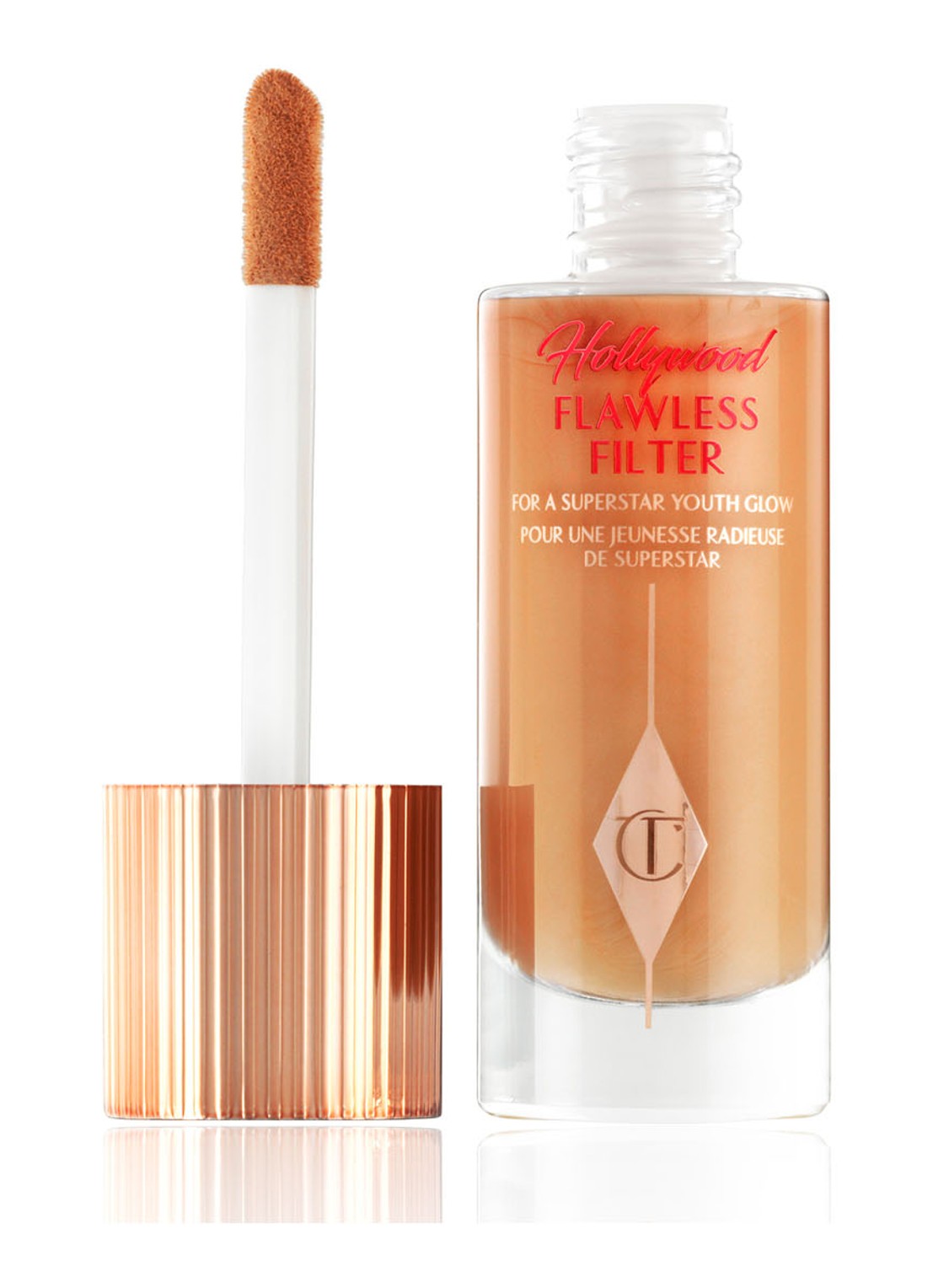 Charlotte Tilbury Hollywood Flawless Filter - primer, highlighter & corrector - voorkant 5 tan