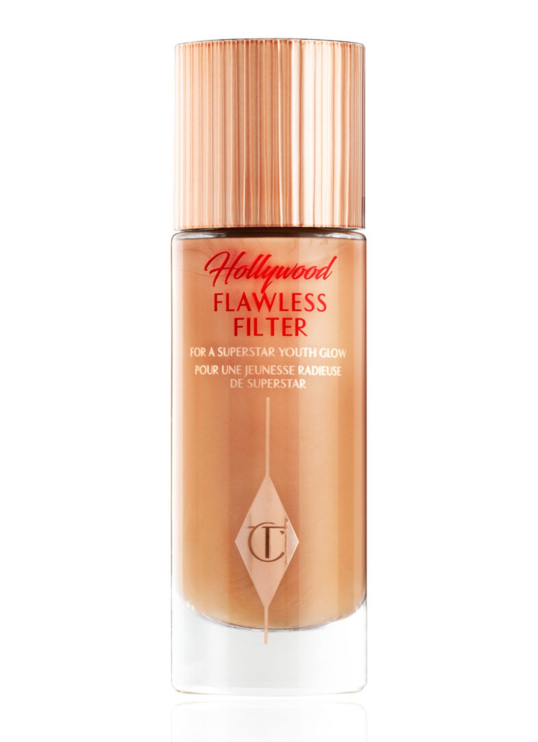 Charlotte Tilbury Hollywood Flawless Filter - primer, highlighter & corrector - voorkant 4 6 tan