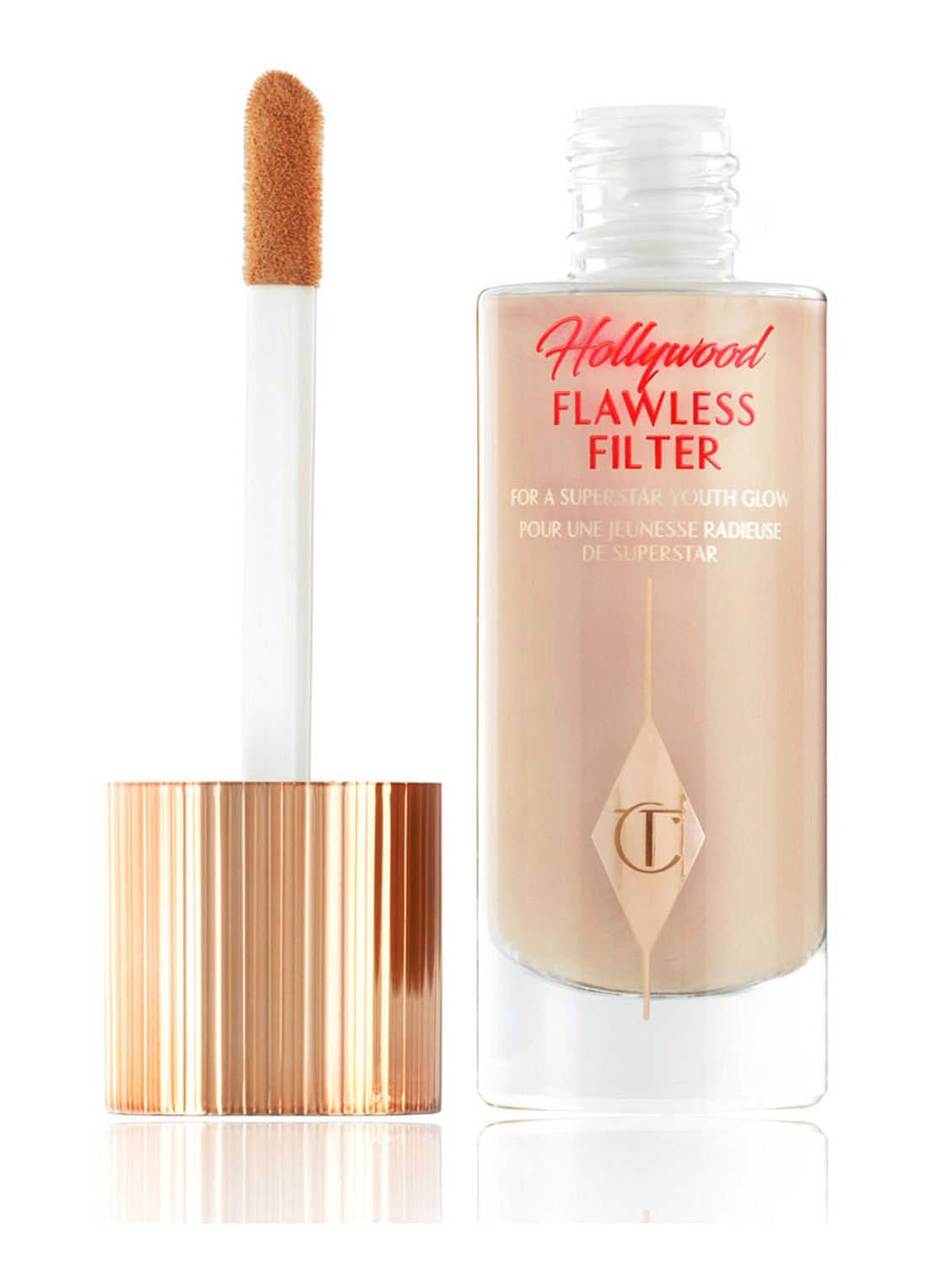 Charlotte Tilbury Hollywood Flawless Filter - primer, highlighter & corrector - voorkant 3 4.5 medium