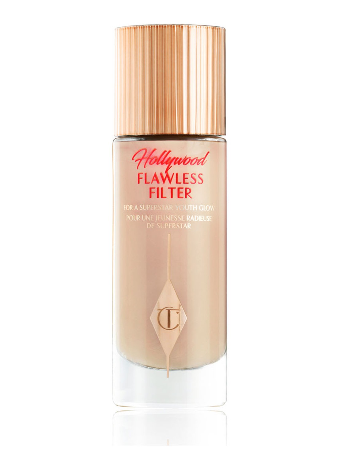 Charlotte Tilbury Hollywood Flawless Filter - primer, highlighter & corrector - voorkant 4 4.5 medium