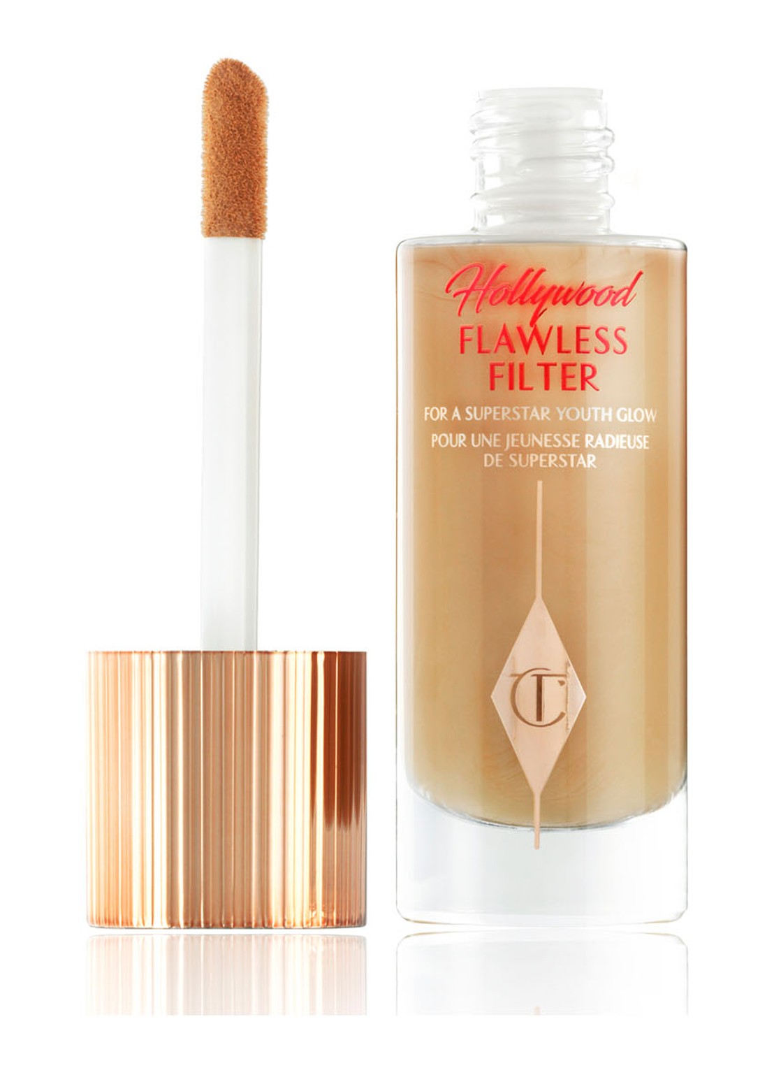 Charlotte Tilbury Hollywood Flawless Filter - primer, highlighter & corrector - voorkant 5.5 medium