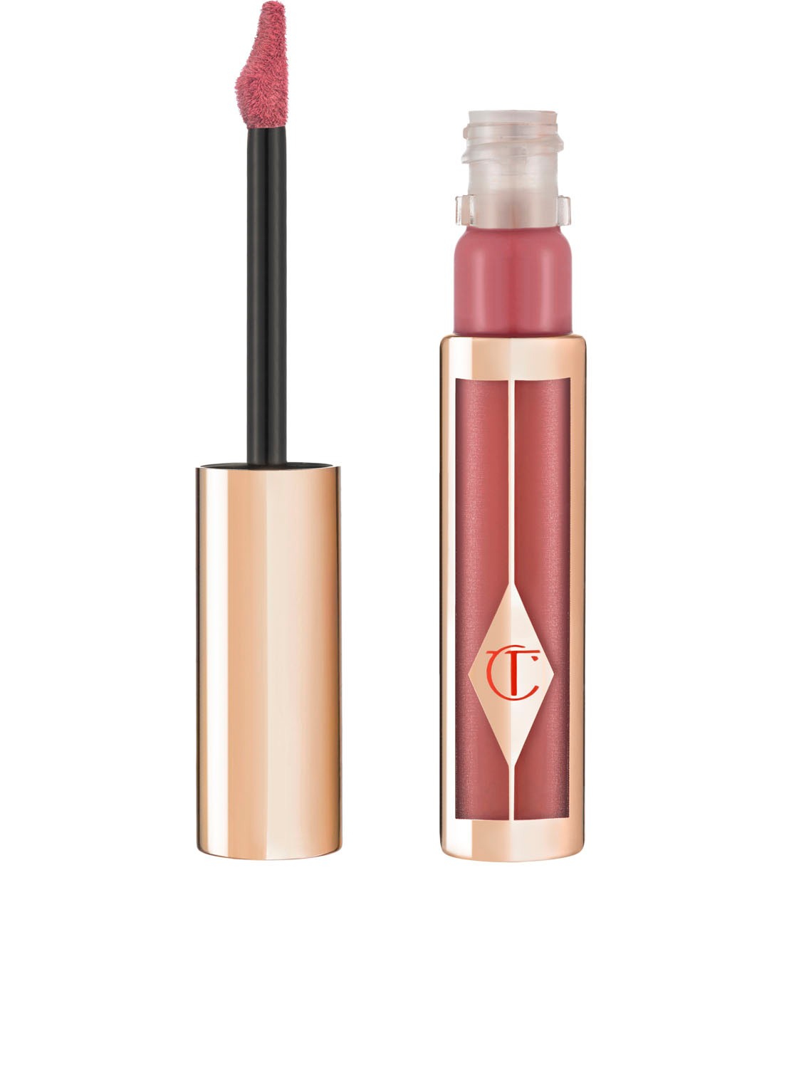 Charlotte Tilbury Hollywood Lip - liquid lipstick - voorkant show girl