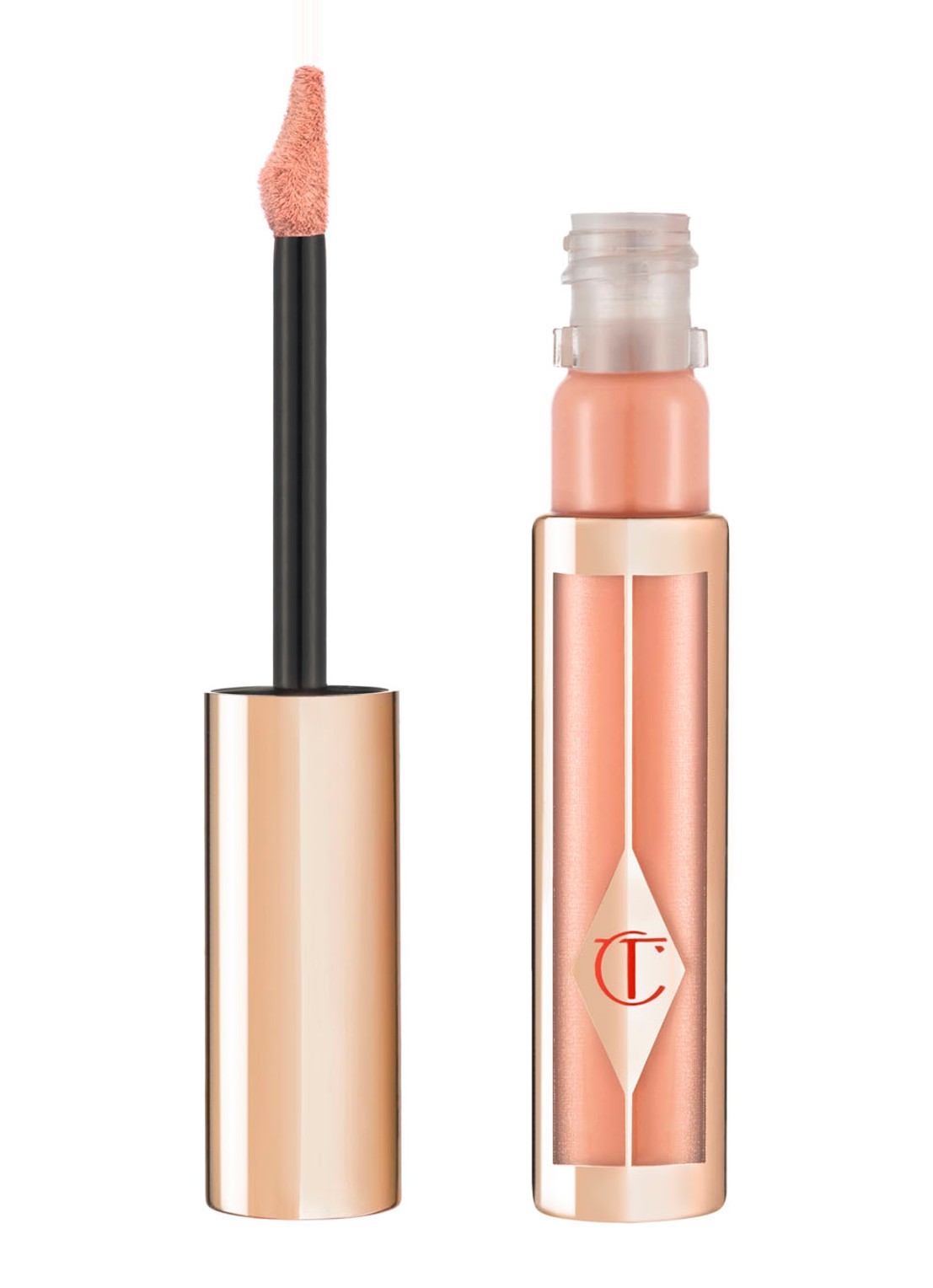 Charlotte Tilbury Hollywood Lip - liquid lipstick - voorkant platinum blonde