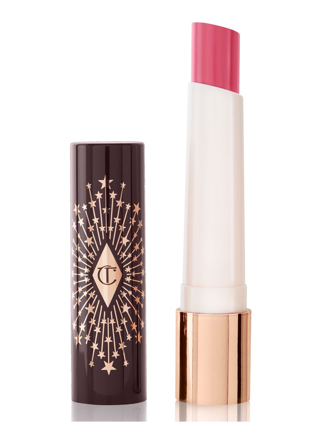 Charlotte Tilbury Hyaluronic Happikiss Lip Balm Lipstick - voorkant 6 crystal happikiss