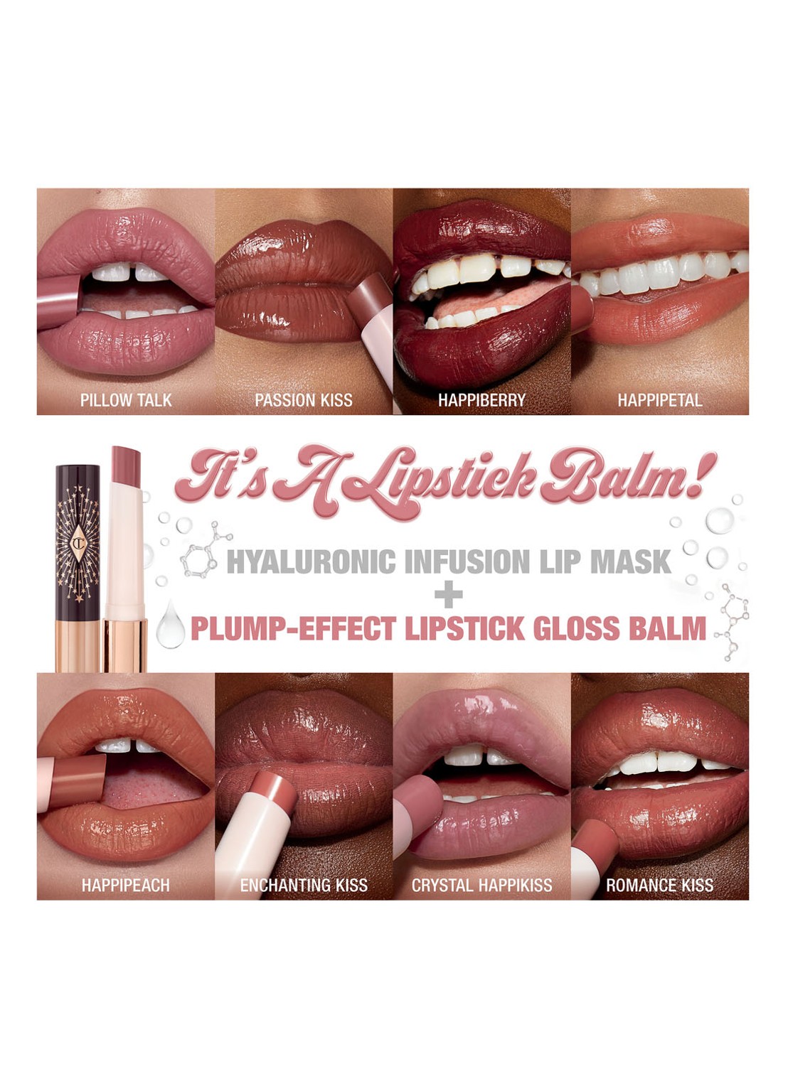 Charlotte Tilbury Hyaluronic Happikiss Lip Balm Lipstick - detail 7 happipetal