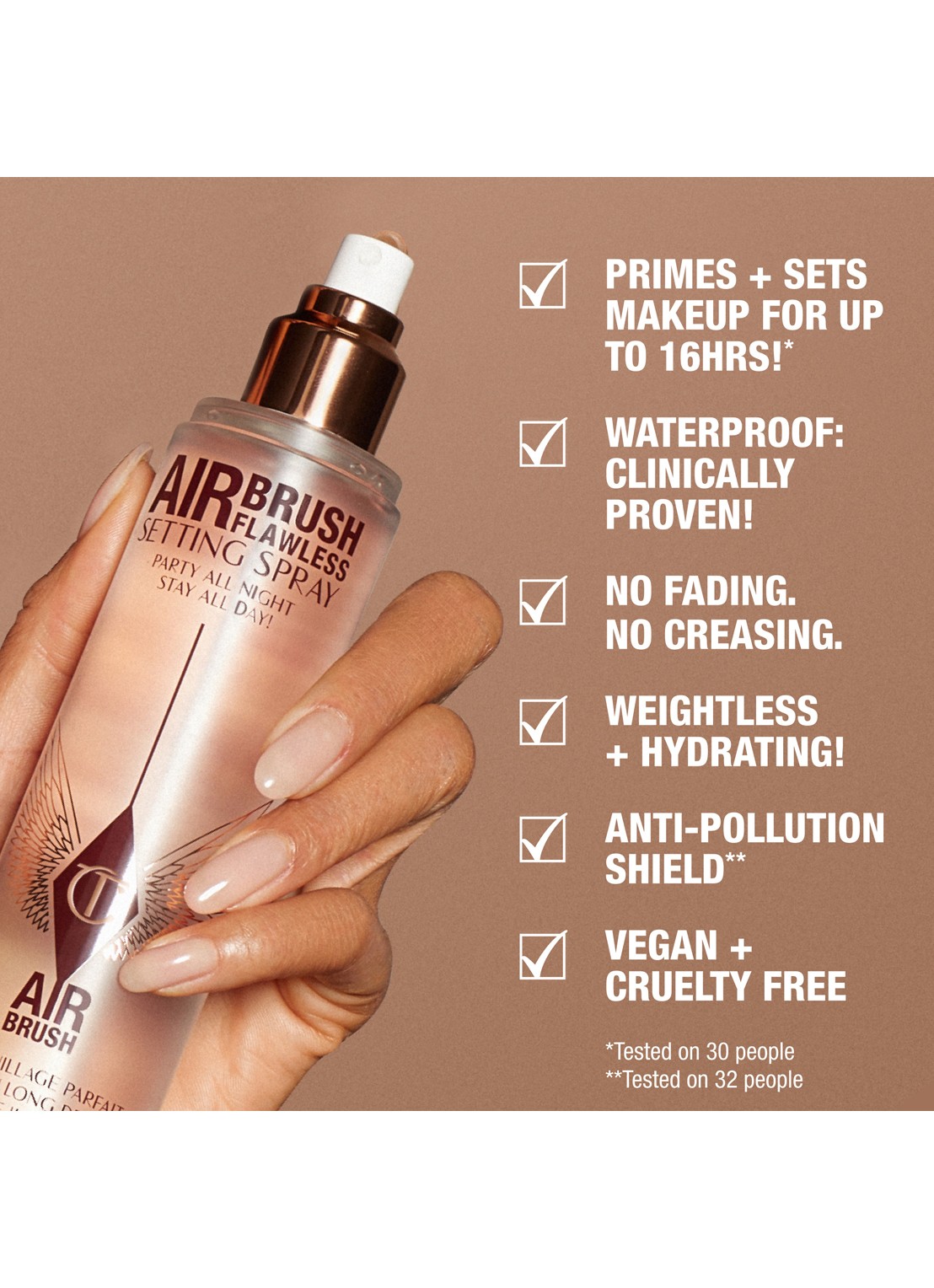 Charlotte Tilbury Immediate Skin Revival + Flawless Base Kit - travel size verzorgingsset  - detail 5 transparant