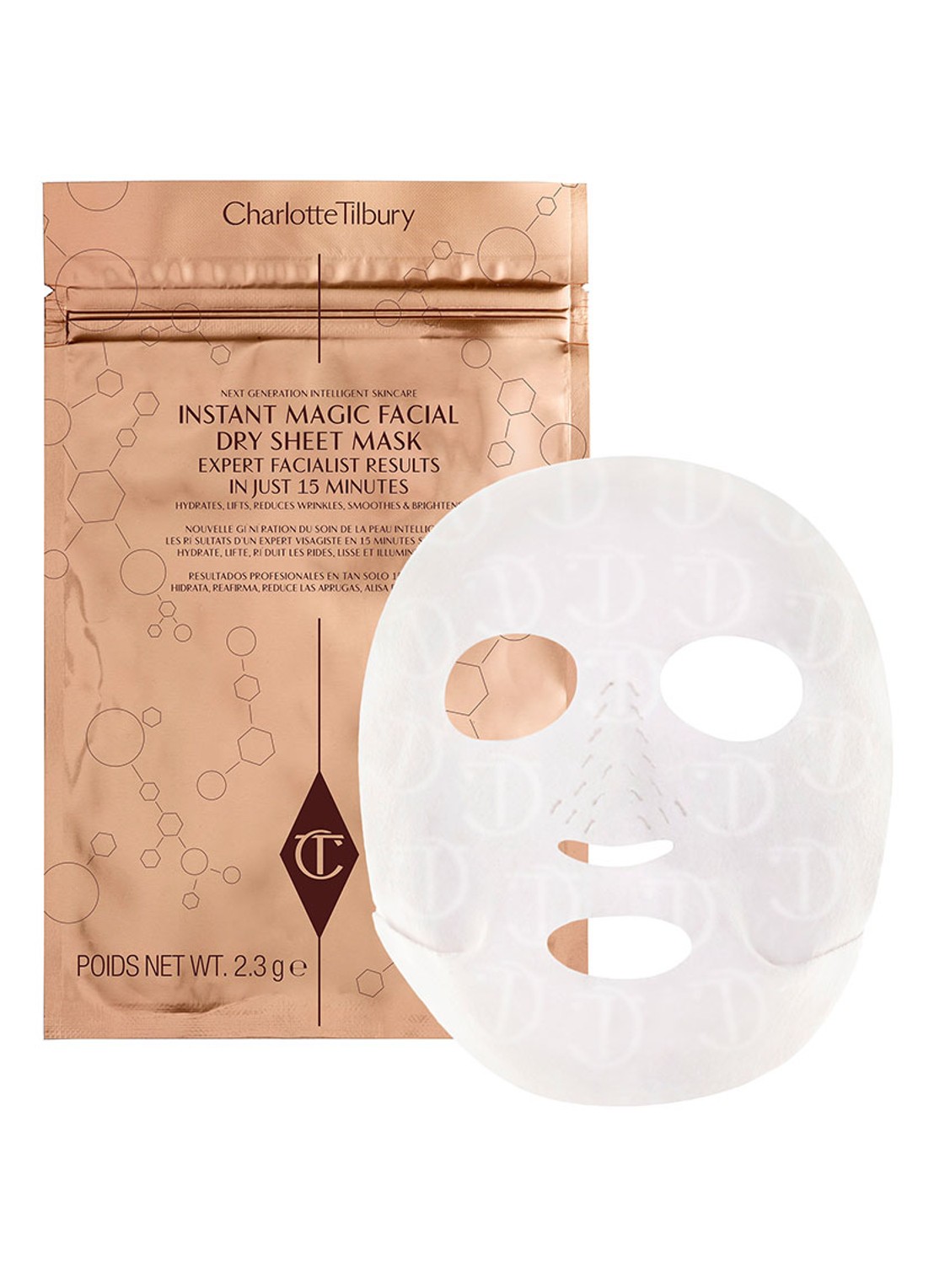 Charlotte Tilbury Instant Magic Facial Dry Sheet Mask - masker - voorkant undefined