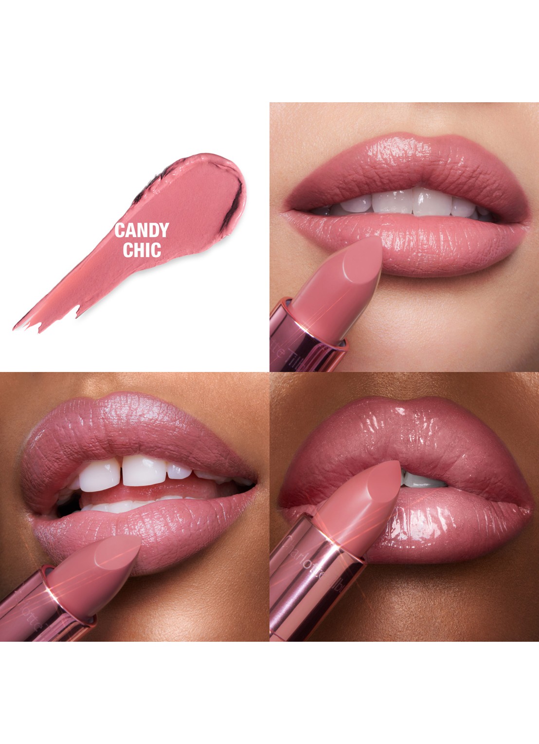 Charlotte Tilbury K.I.S.S.I.N.G lipstick - achterkant 2 candy chic