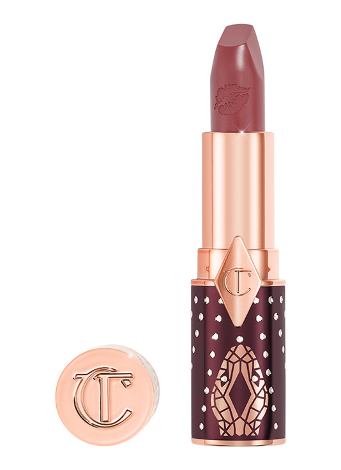 Charlotte Tilbury K.I.S.S.I.N.G lipstick - voorkant kiss of mystery