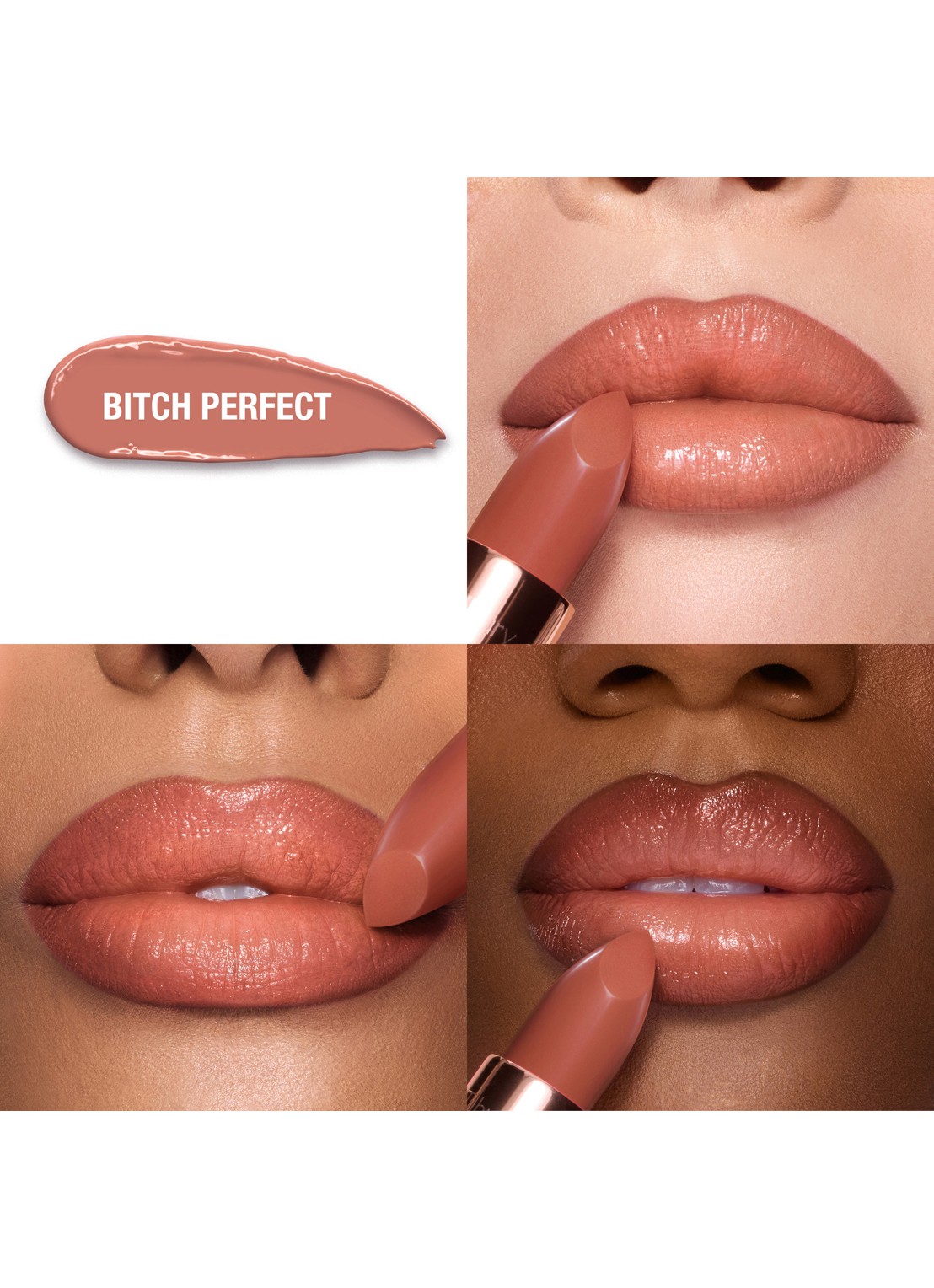 Charlotte Tilbury K.I.S.S.I.N.G lipstick - achterkant 7 bitch perfect