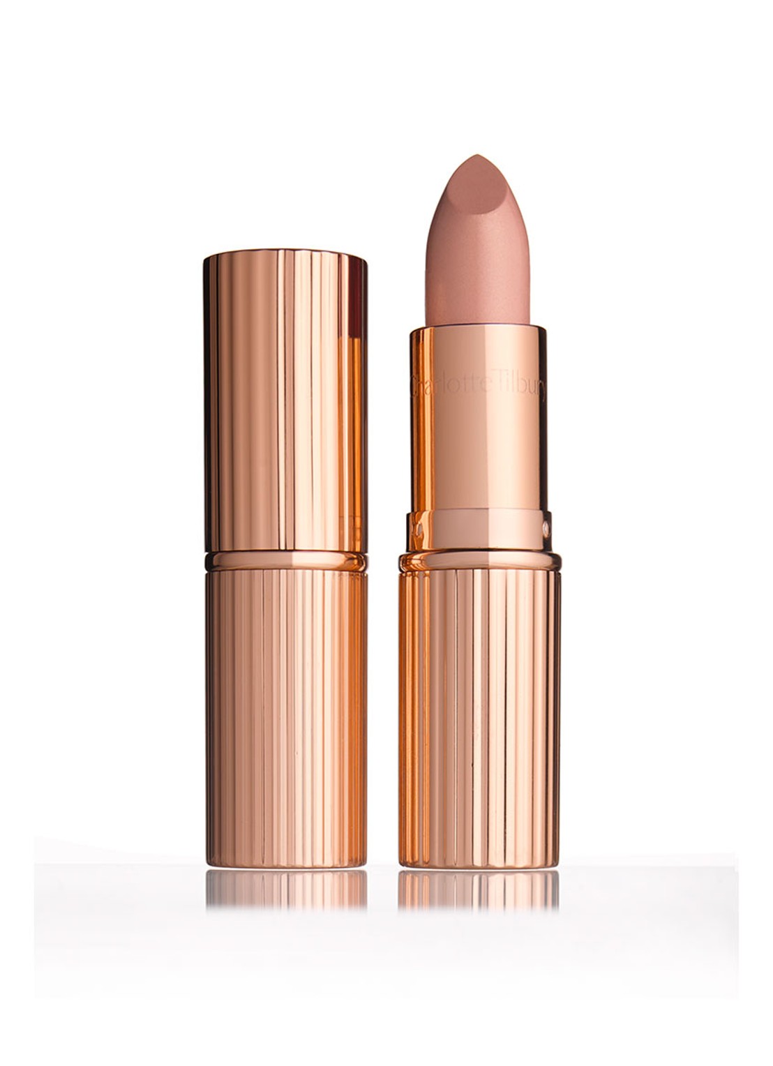 Charlotte Tilbury K.I.S.S.I.N.G lipstick - voorkant nude kate