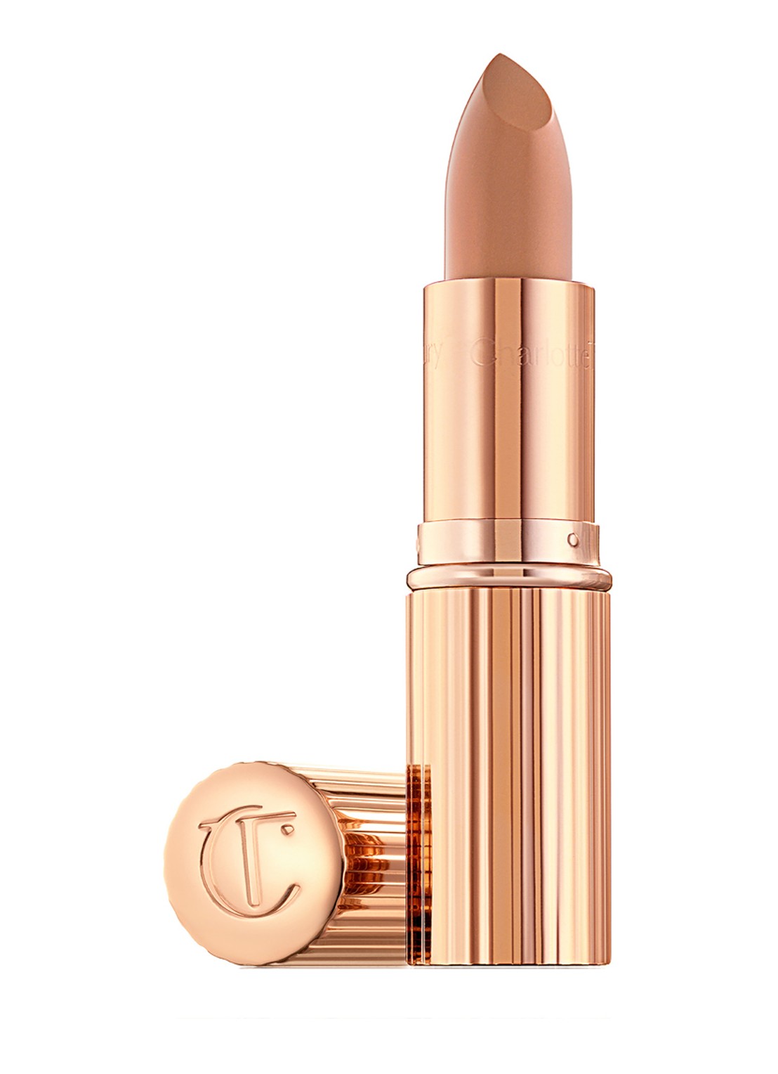 Charlotte Tilbury K.I.S.S.I.N.G lipstick - voorkant 2 nude kate