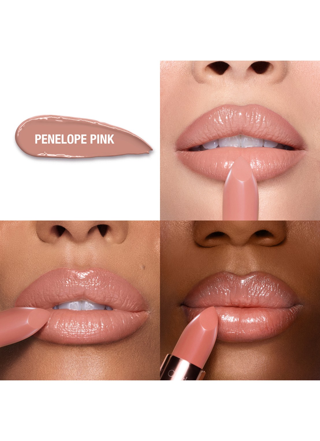 Charlotte Tilbury K.I.S.S.I.N.G lipstick - achterkant 7 penelope pink