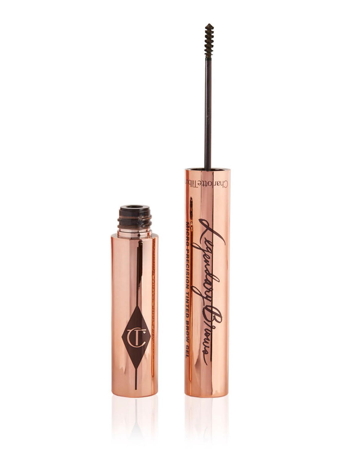 Charlotte Tilbury Legendary Brows Dark Brown - getinte wenkbrauwgel - voorkant dark brown