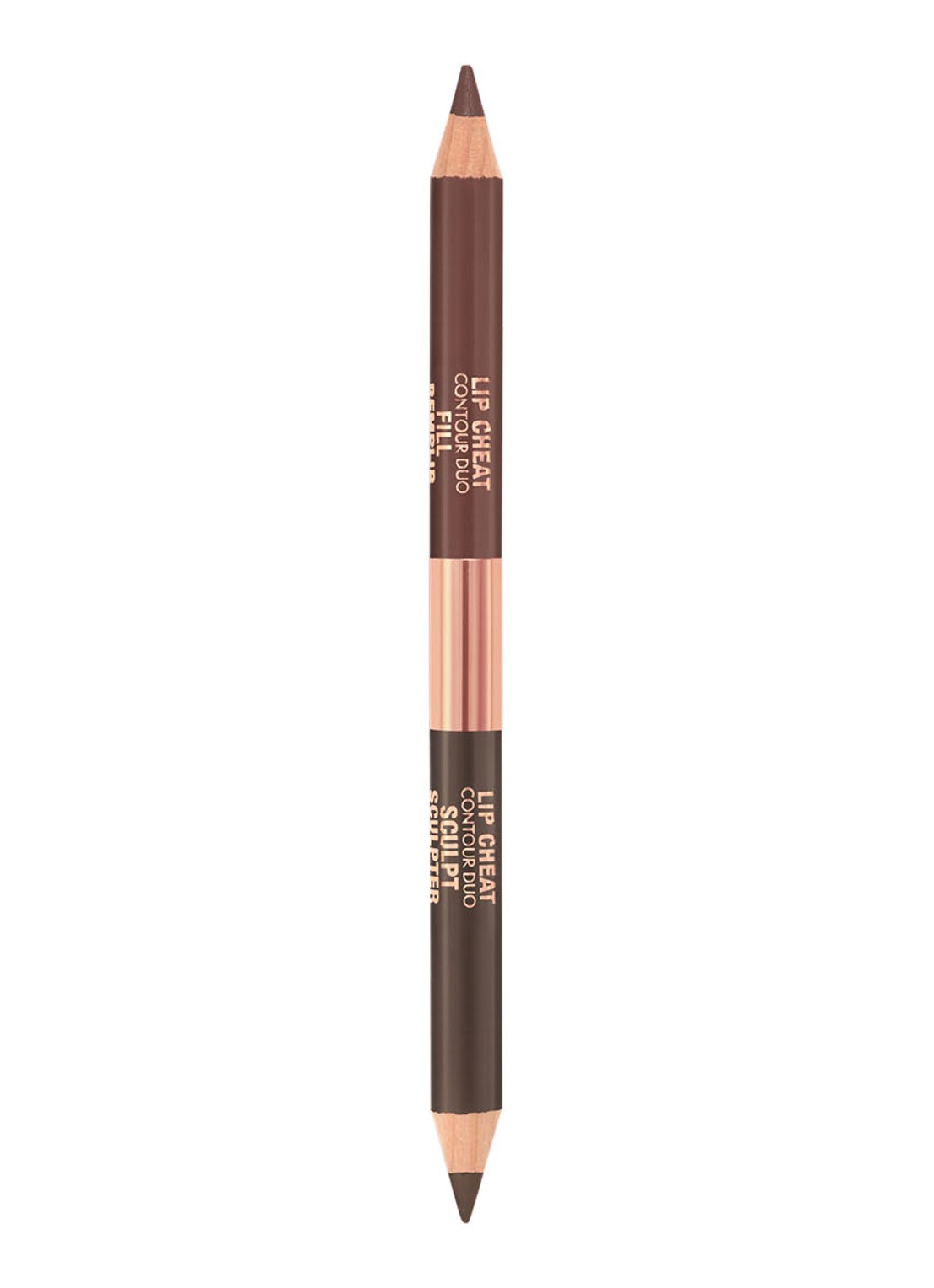 Charlotte Tilbury Lip Cheat Contour Duo -  lipliner en lippotlood - voorkant 6 deep