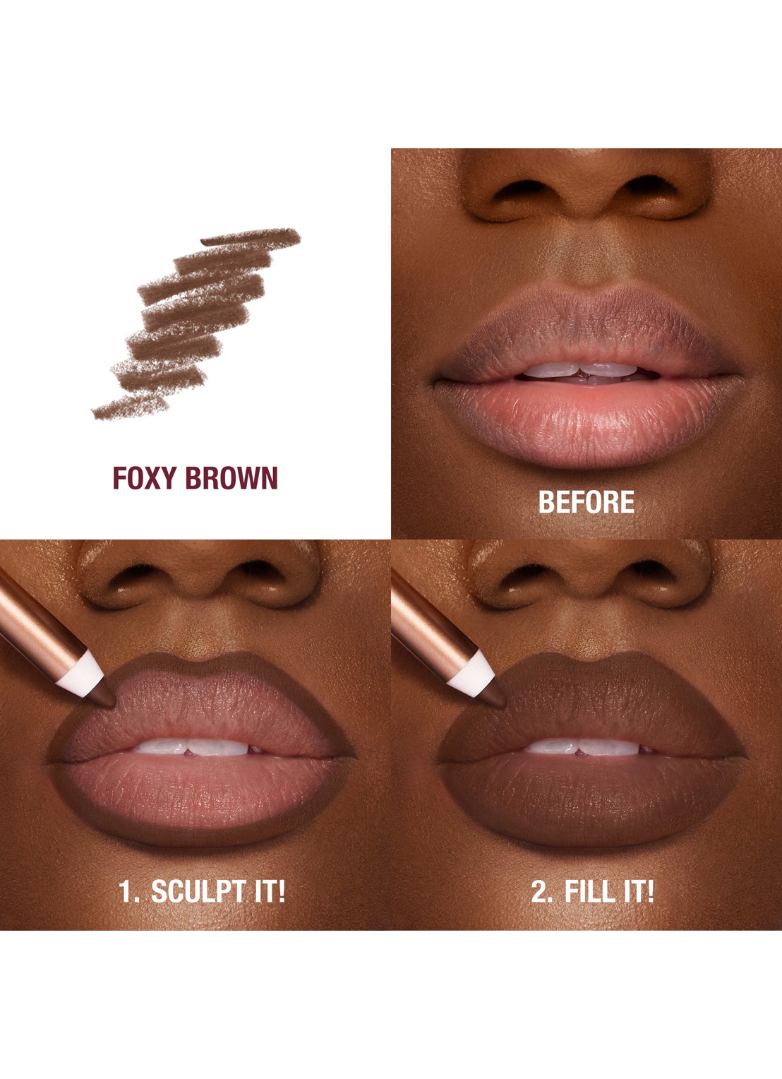 Charlotte Tilbury Lip Cheat - lipliner - detail 2 goud