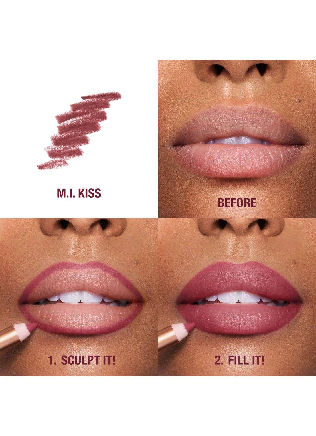Charlotte Tilbury Lip Cheat - lipliner - detail 2 m.i. kiss