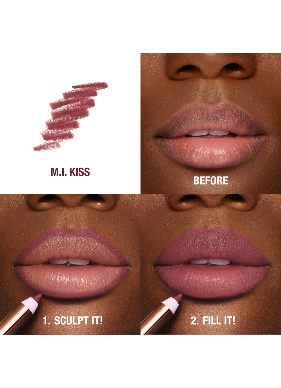 Charlotte Tilbury Lip Cheat - lipliner - detail 3 m.i. kiss