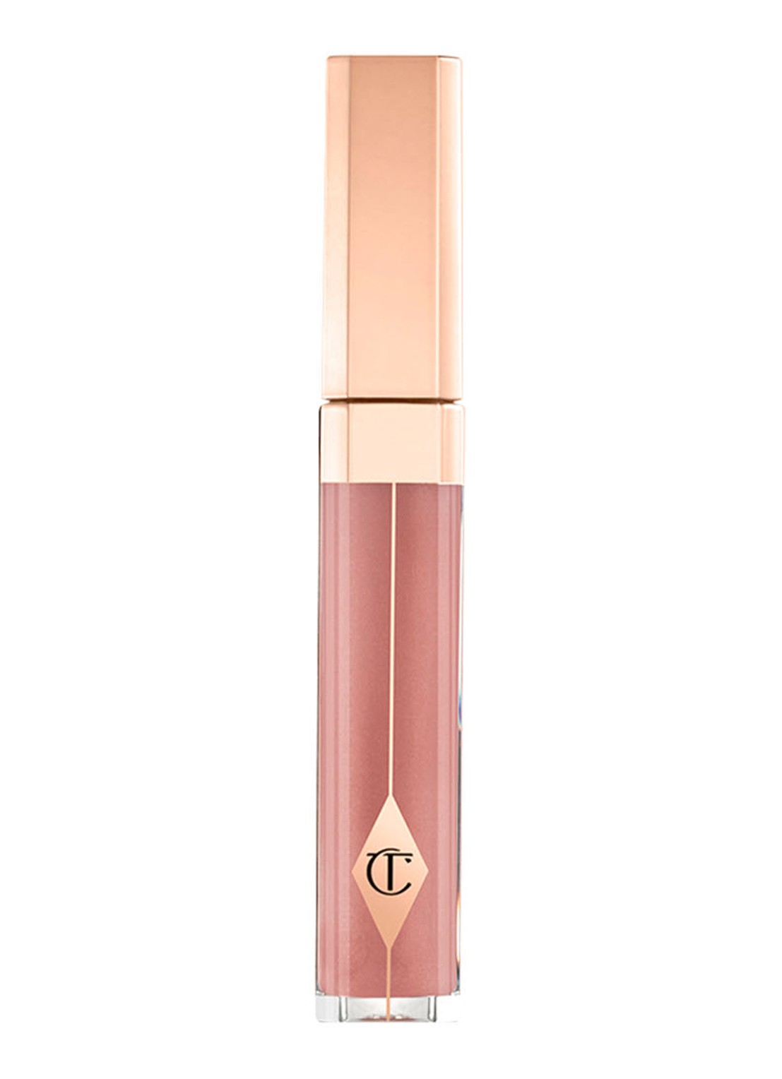 Charlotte Tilbury Lip Lustre - lipgloss - voorkant 2 pillow talk