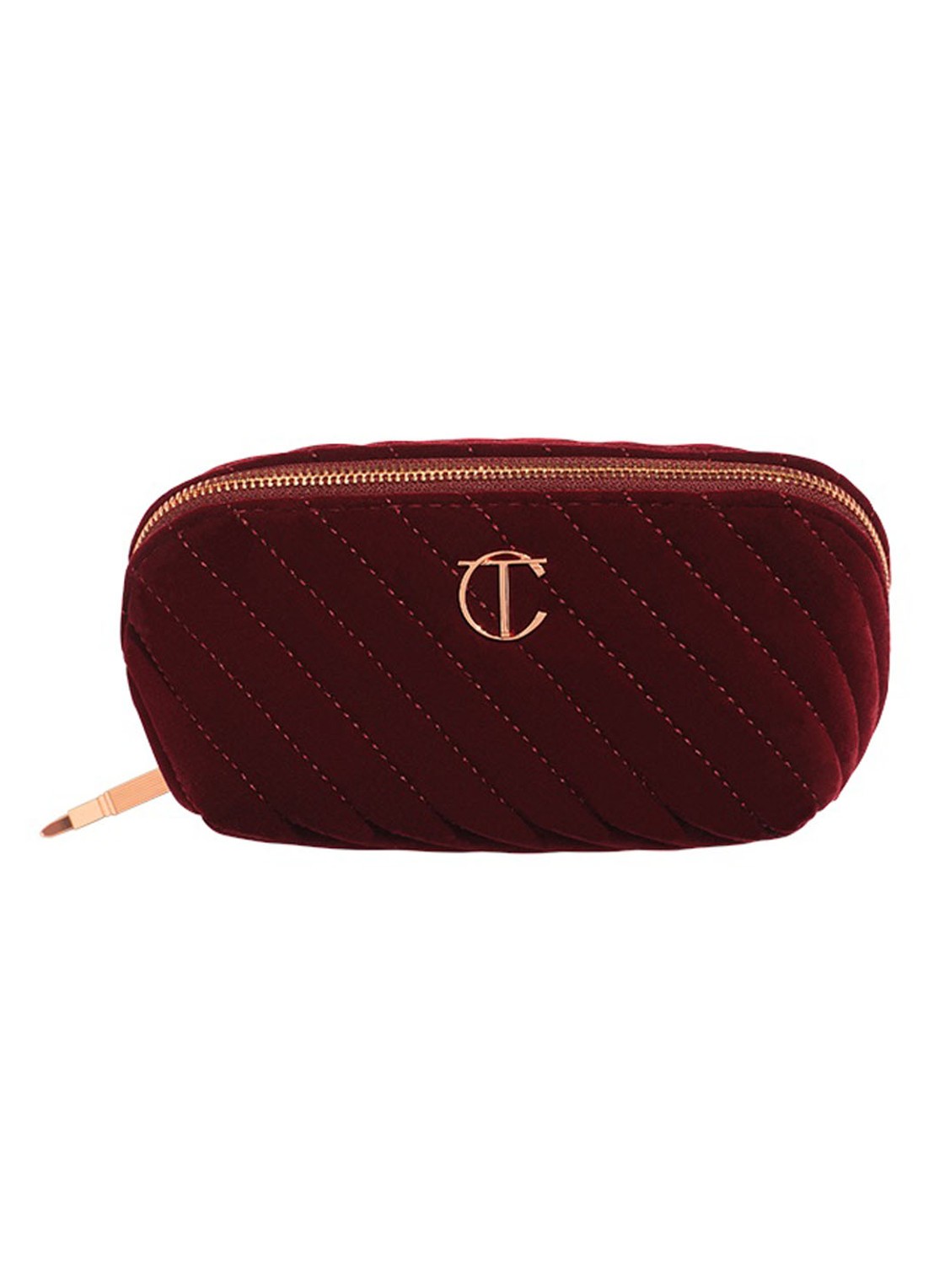 Charlotte Tilbury Makeup Bag Of Dreams - make-up tas - voorkant 8 bordeauxrood