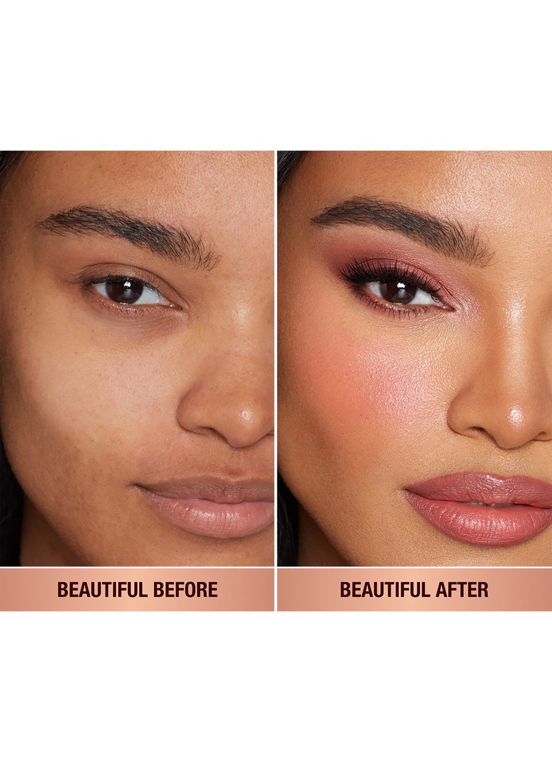 Charlotte Tilbury Matte Beauty Blush Wand - vloeibare blush - detail 3 pillow talk peach pop