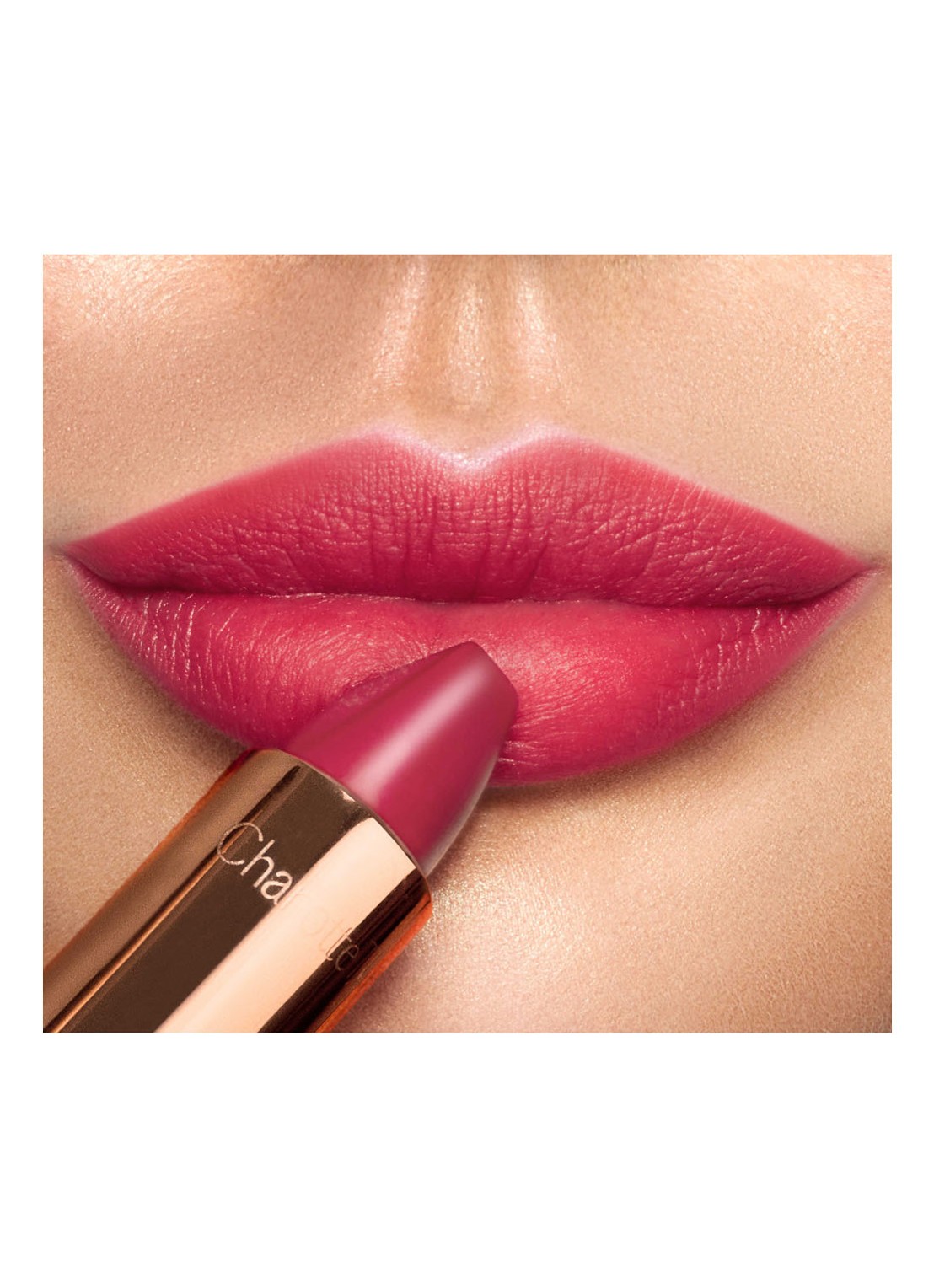 Charlotte Tilbury Matte Revolution - lipstick - detail 5 gracefully pink
