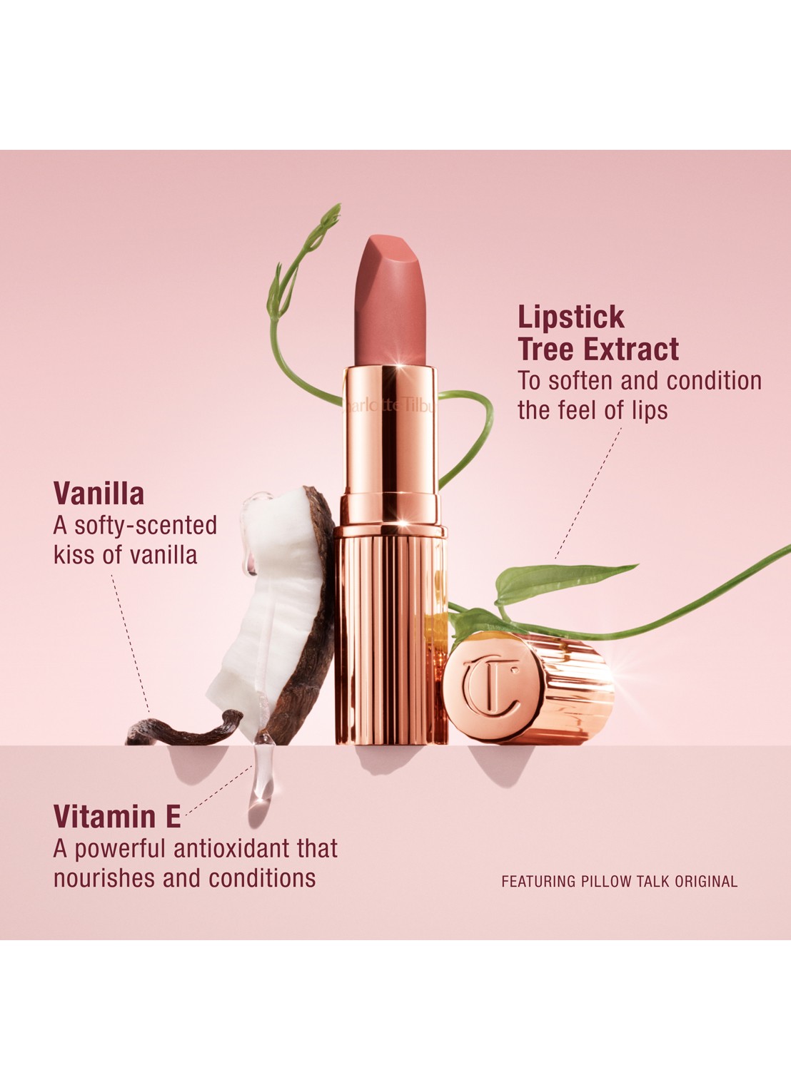 Charlotte Tilbury Matte Revolution mrs kisses refill - lipstick navulling - detail 4 look of love