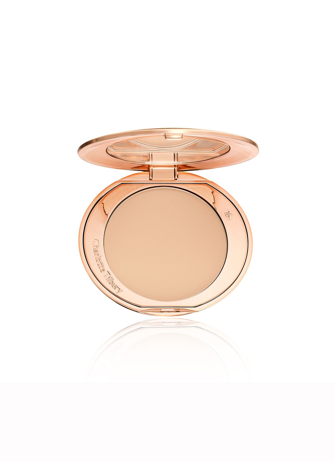 Charlotte Tilbury  Mini Airbrush Flawless Finish Powder - travel size poeder - voorkant medium