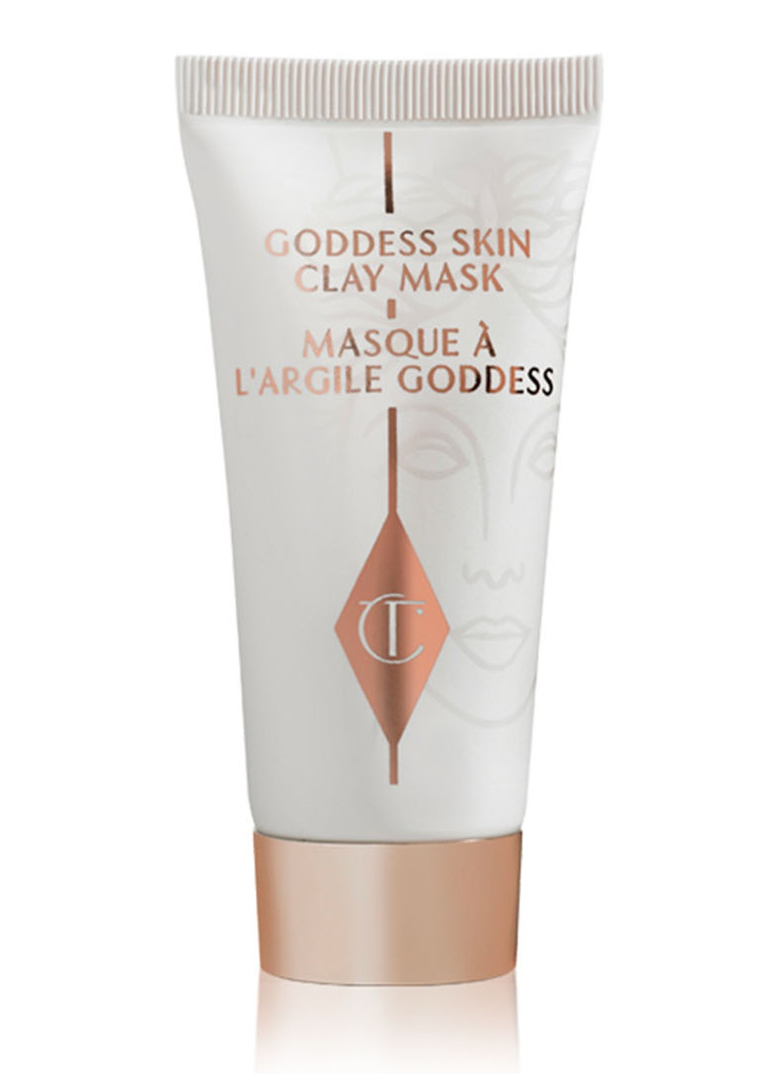 Charlotte Tilbury Mini Goddess Skin Clay Mask - travel size gezichtsmasker - voorkant undefined