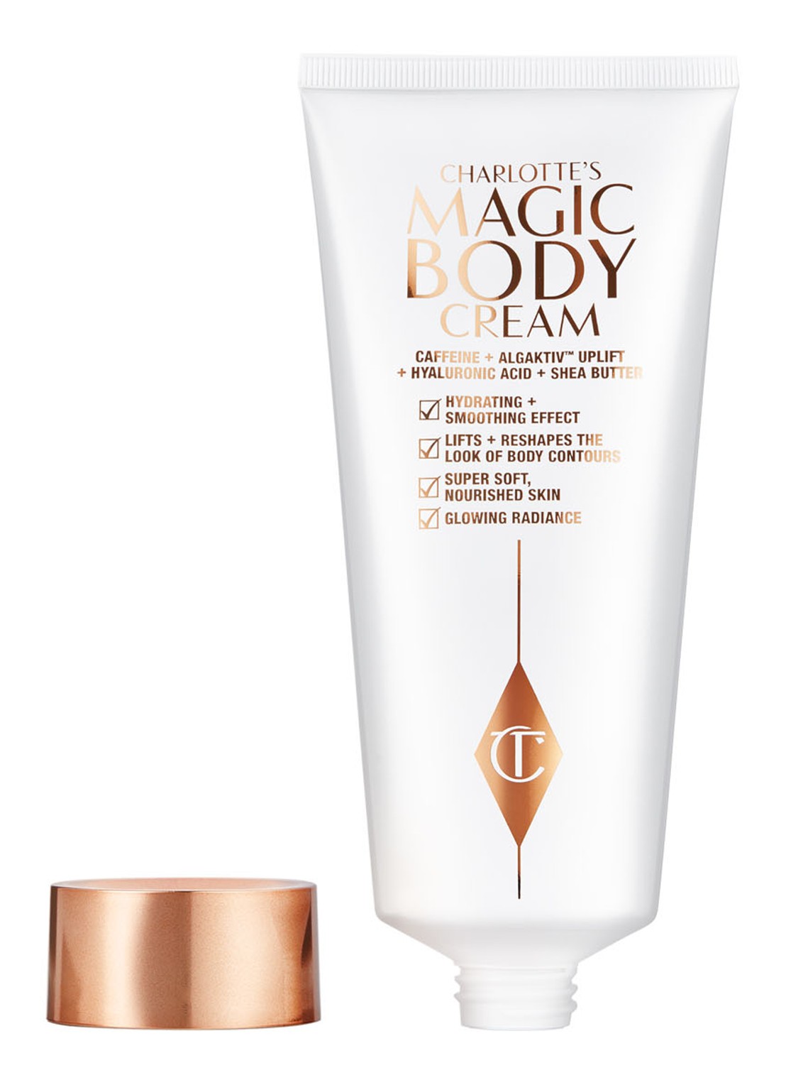 Charlotte Tilbury Mini Magic Body Cream - travel size bodycrème - voorkant undefined