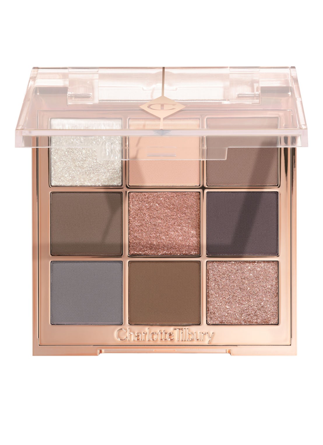 Charlotte Tilbury Palette Of Beautifying Eye Trends - oogschaduwpalette  - voorkant super neutral