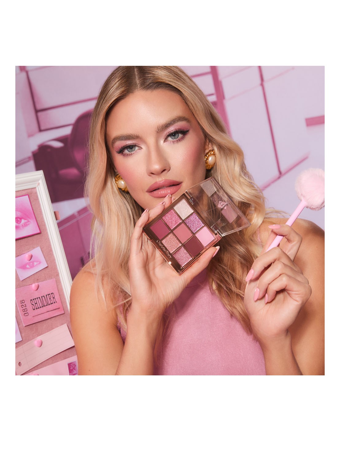 Charlotte Tilbury Palette Of Beautifying Eye Trends - oogschaduwpalette  - detail 6 pink love
