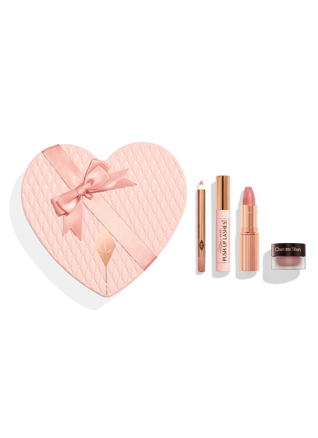 Charlotte Tilbury Pillow Talk Icons On The Go - make-up set t.w.v. €90 - voorkant undefined