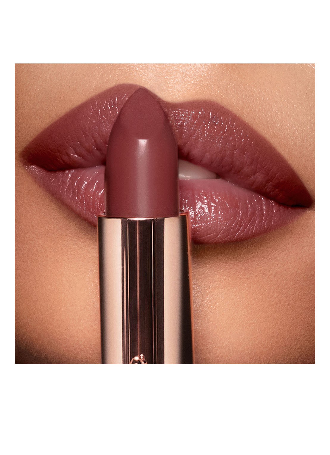 Charlotte Tilbury Pillow Talk K.I.S.S.I.N.G lipstick - voorkant 2 pillow talk intense