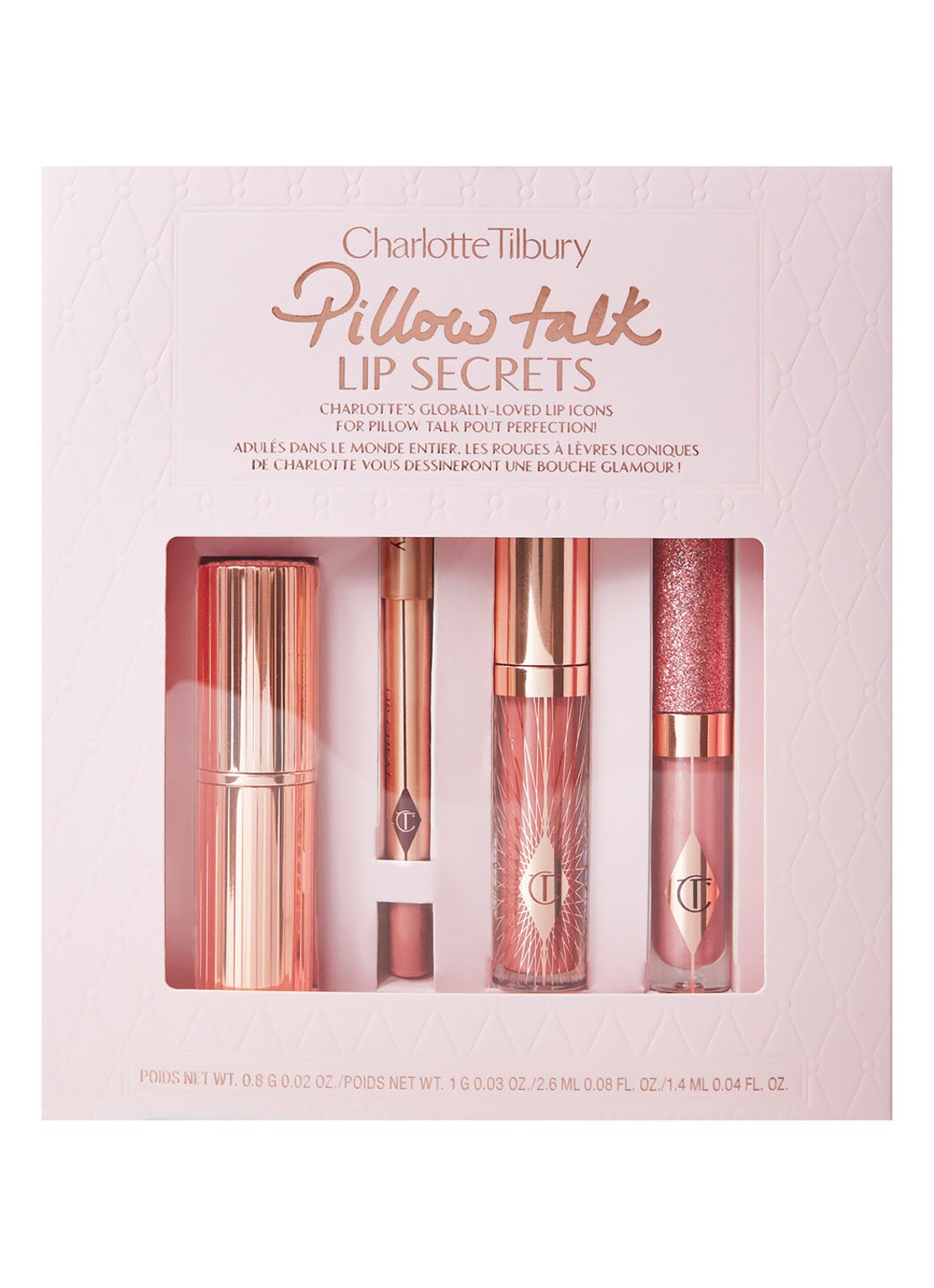 Charlotte Tilbury Pillow Talk Lip Secrets - Limited Edition mini make-up set - voorkant 2 undefined