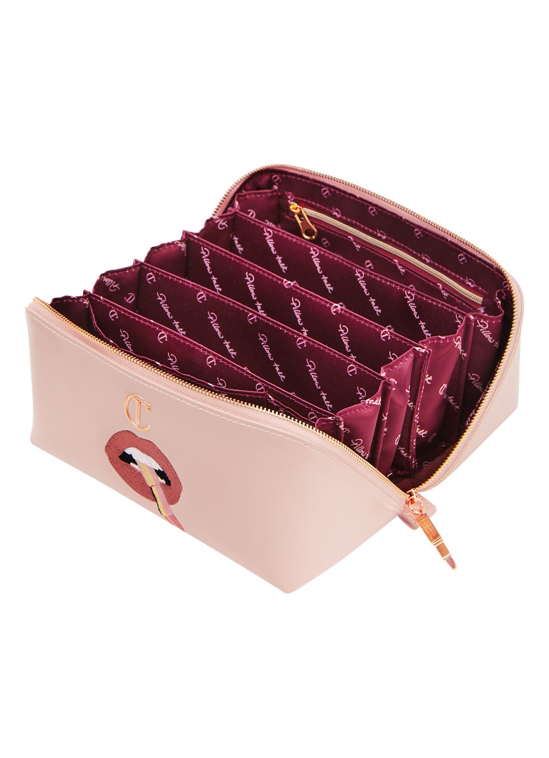 Charlotte Tilbury Pillow Talk Makeup Organiser Bag - make-up tas - voorkant 2 pillow talk pink