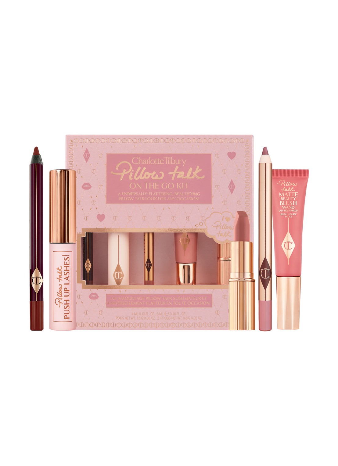 Charlotte Tilbury Pillow Talk On The Go Kit - Limited Edition make-up set - voorkant 2 undefined