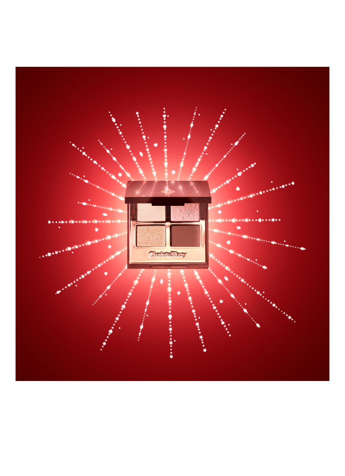 Charlotte Tilbury Queen of Luck Luxury Palette - Limited Edition oogschaduw palette - voorkant 2 luck