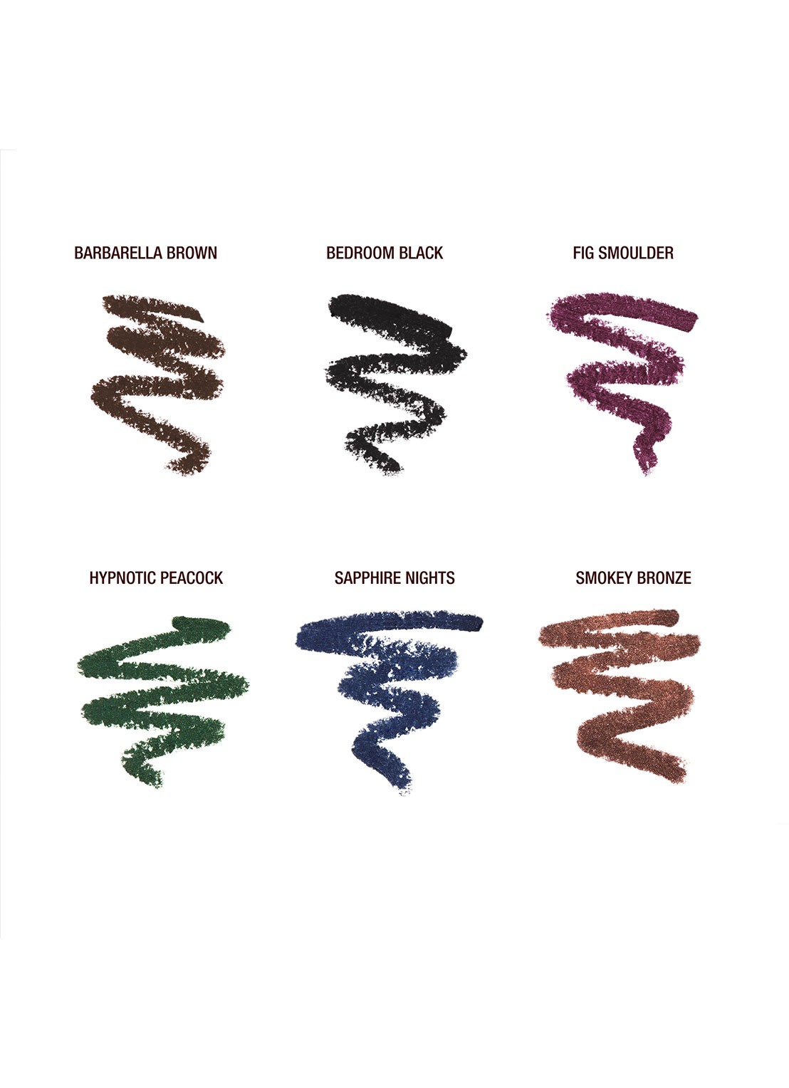 Charlotte Tilbury Rock 'N' Kohl - oogpotlood - achterkant 6 sapphire nights