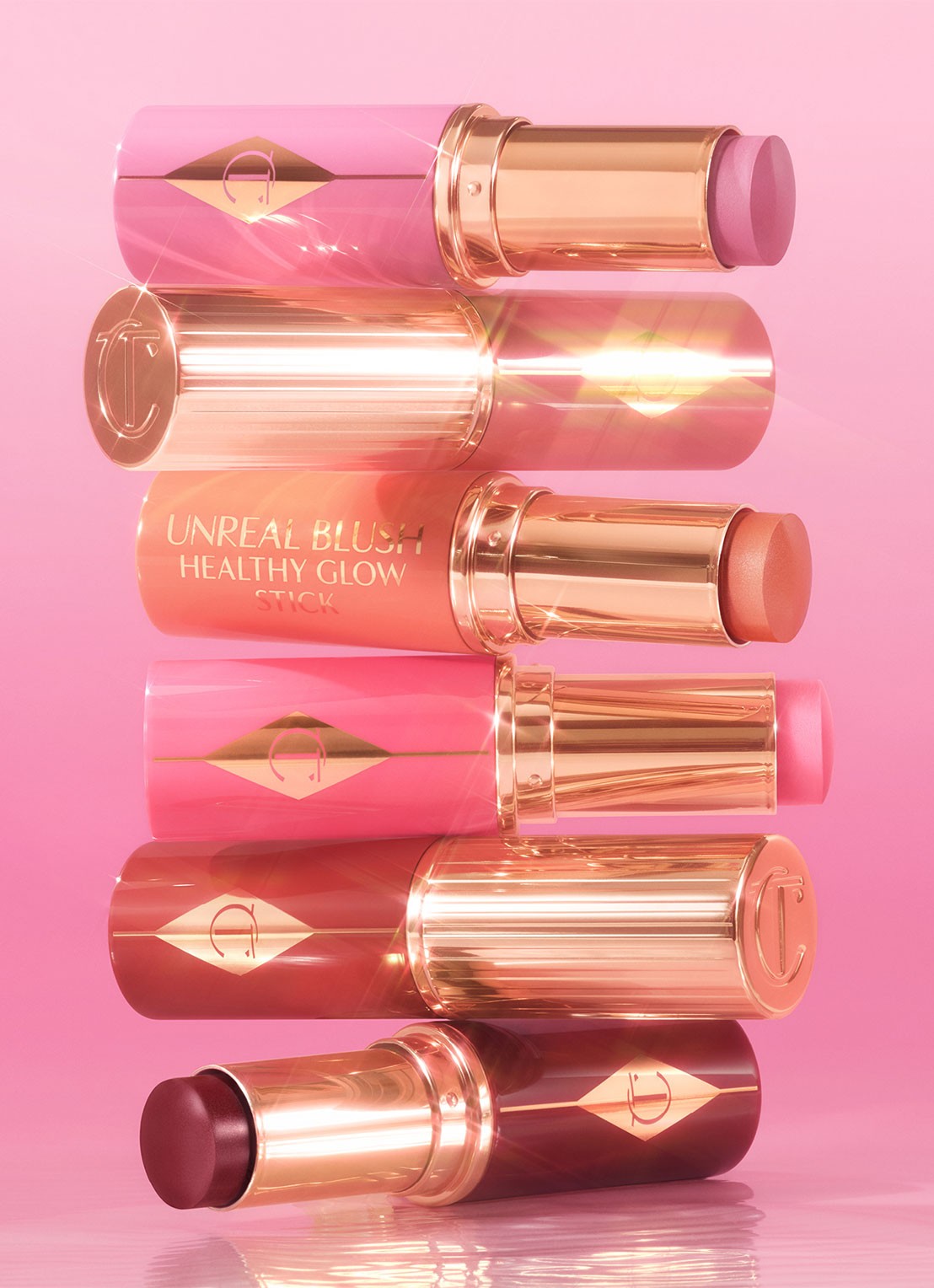 Charlotte Tilbury Unreal Blush Healthy Glow Stick - blush - detail 4 cherry glow