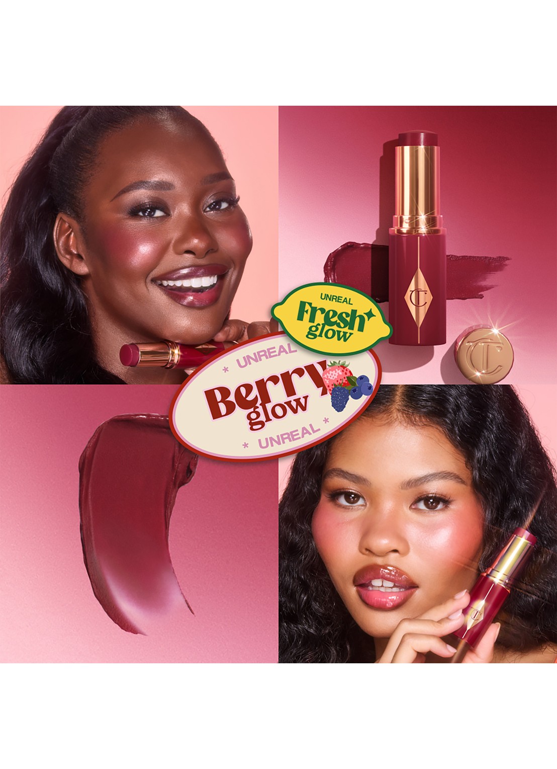 Charlotte Tilbury Unreal Blush Healthy Glow Stick - blush - detail 4 berry glow