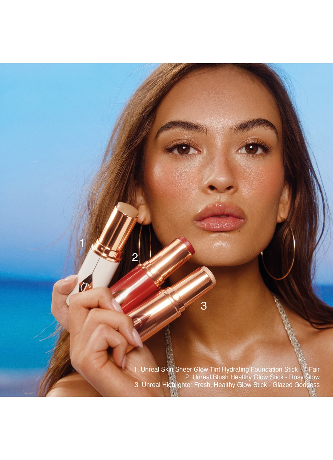 Charlotte Tilbury Unreal Highlighter Fresh Healthy Glow Stick - detail 7 glazed goddess