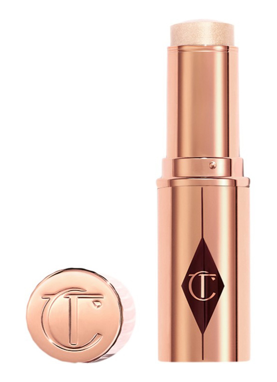 Charlotte Tilbury Unreal Highlighter Fresh Healthy Glow Stick - voorkant glazed goddess