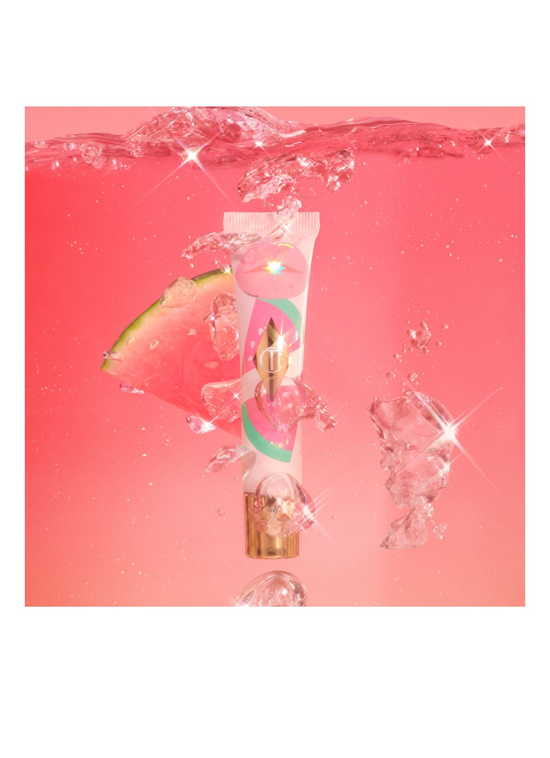 Charlotte Tilbury Unreal Lips Healthy Glow Nectar Oil - lipolie - detail 5 pink watermelon