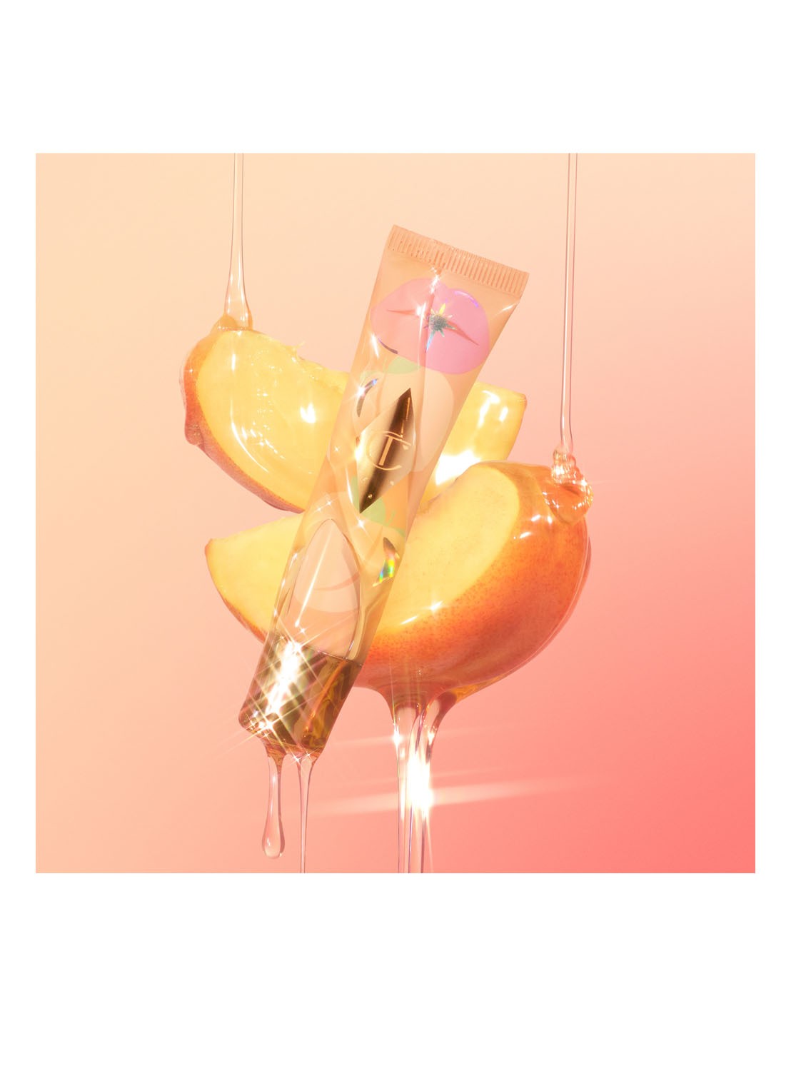 Charlotte Tilbury Unreal Lips Healthy Glow Nectar Oil - lipolie - detail 5 pure peach