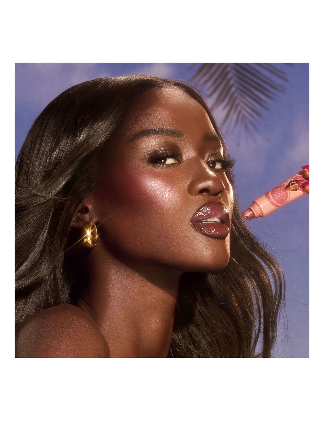 Charlotte Tilbury Unreal Lips Healthy Glow Nectar Oil - lipolie - detail 3 candy fig